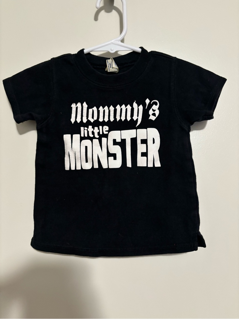 Mommy’s little monster toddler goth shirt